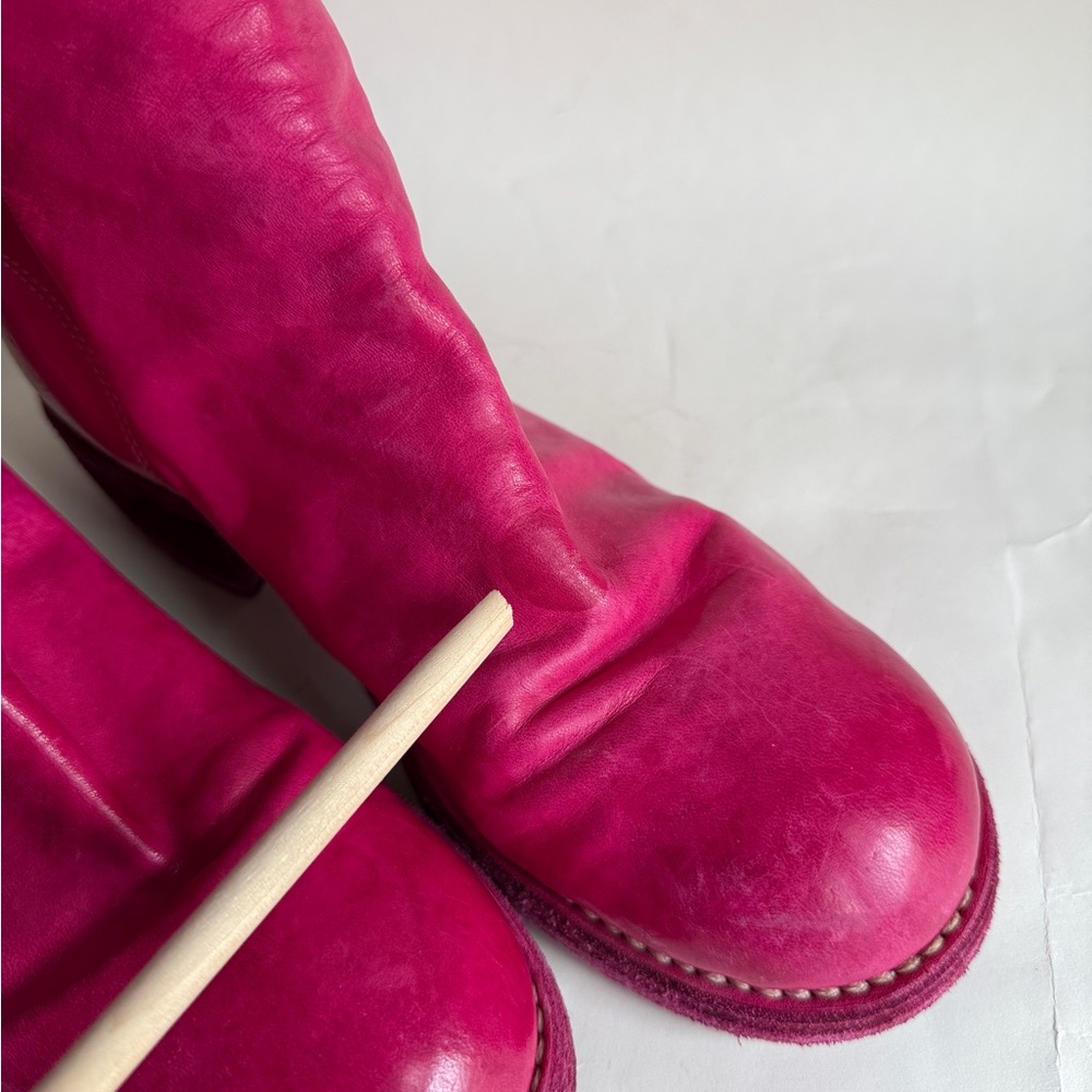 Guidi made in Italy pink leather boots - Picture 11 of 16